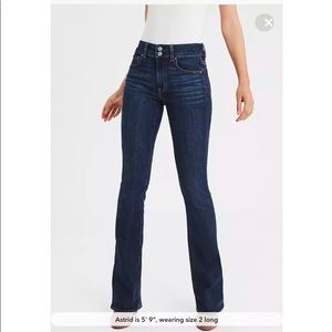 American Eagle Hi Rise Flare Jeans